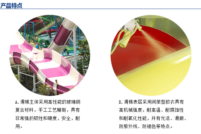 双人冲天回旋滑梯