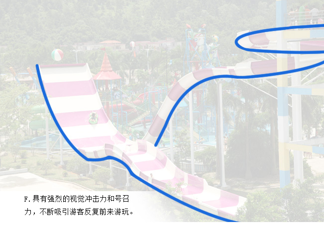 双人冲天回旋滑梯